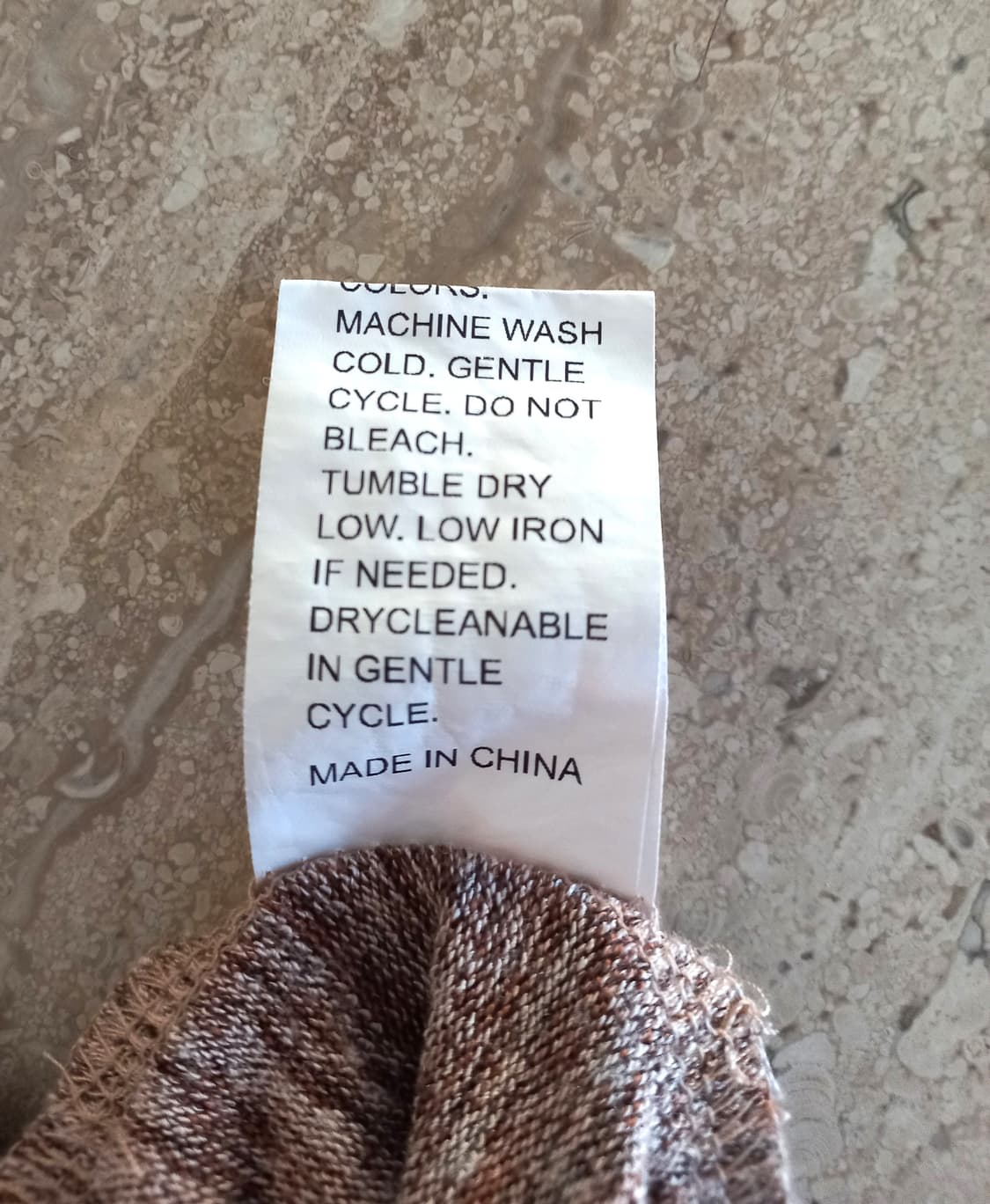 베이지 니트 긴팔 랩 원피스 (새상품) 상품이미지8