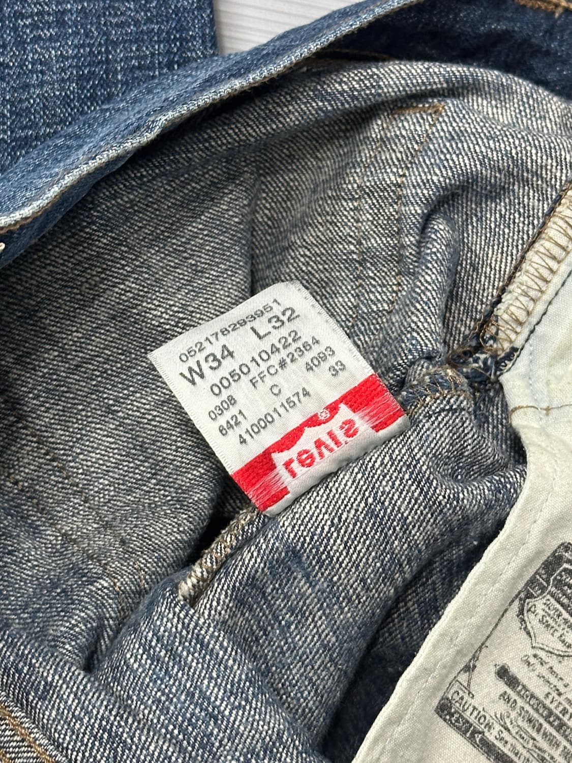 리바이스 501 데님 팬츠 청바지 34X32 상품이미지7