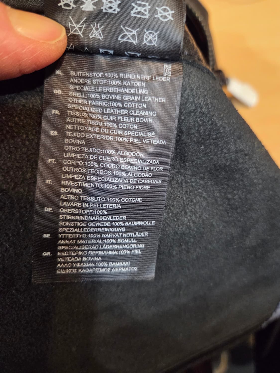 G-STAR블랙 가죽 집업 베스트 여성용(S)택없음 상품이미지6