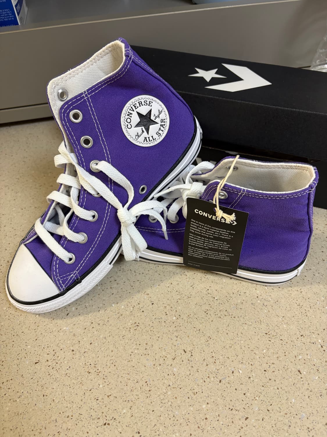 컨버스 하이 퍼플 220 새상품 상품이미지3