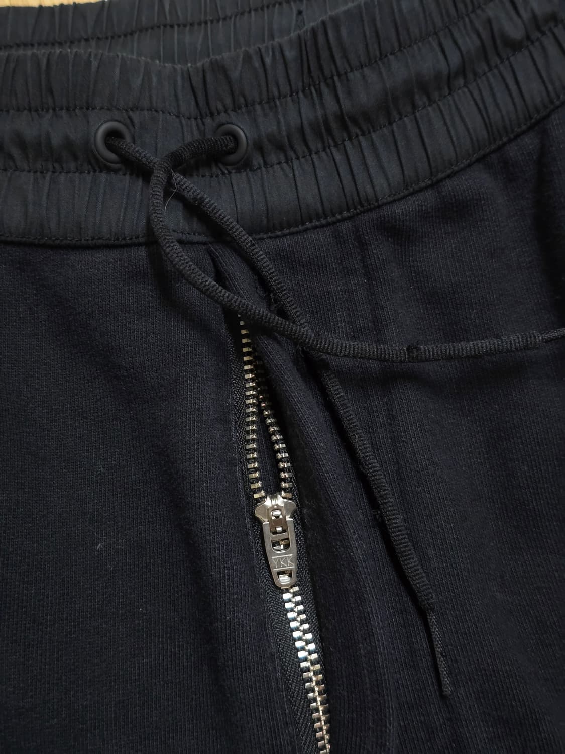 Y-3 요지야마모토 블랙 와이드핏 팬츠 S 상품이미지5