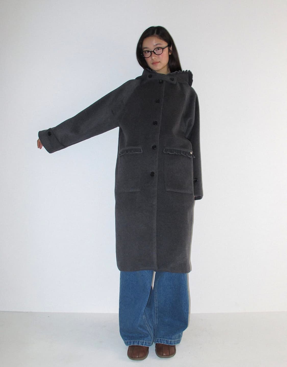 론론 롱코트 상품이미지2