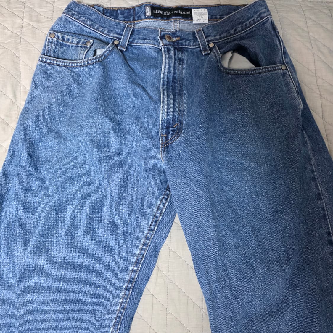 [33X32] 90s 빈티지 리바이스 실버탭 스트레이트 릴렉스핏 상품이미지2