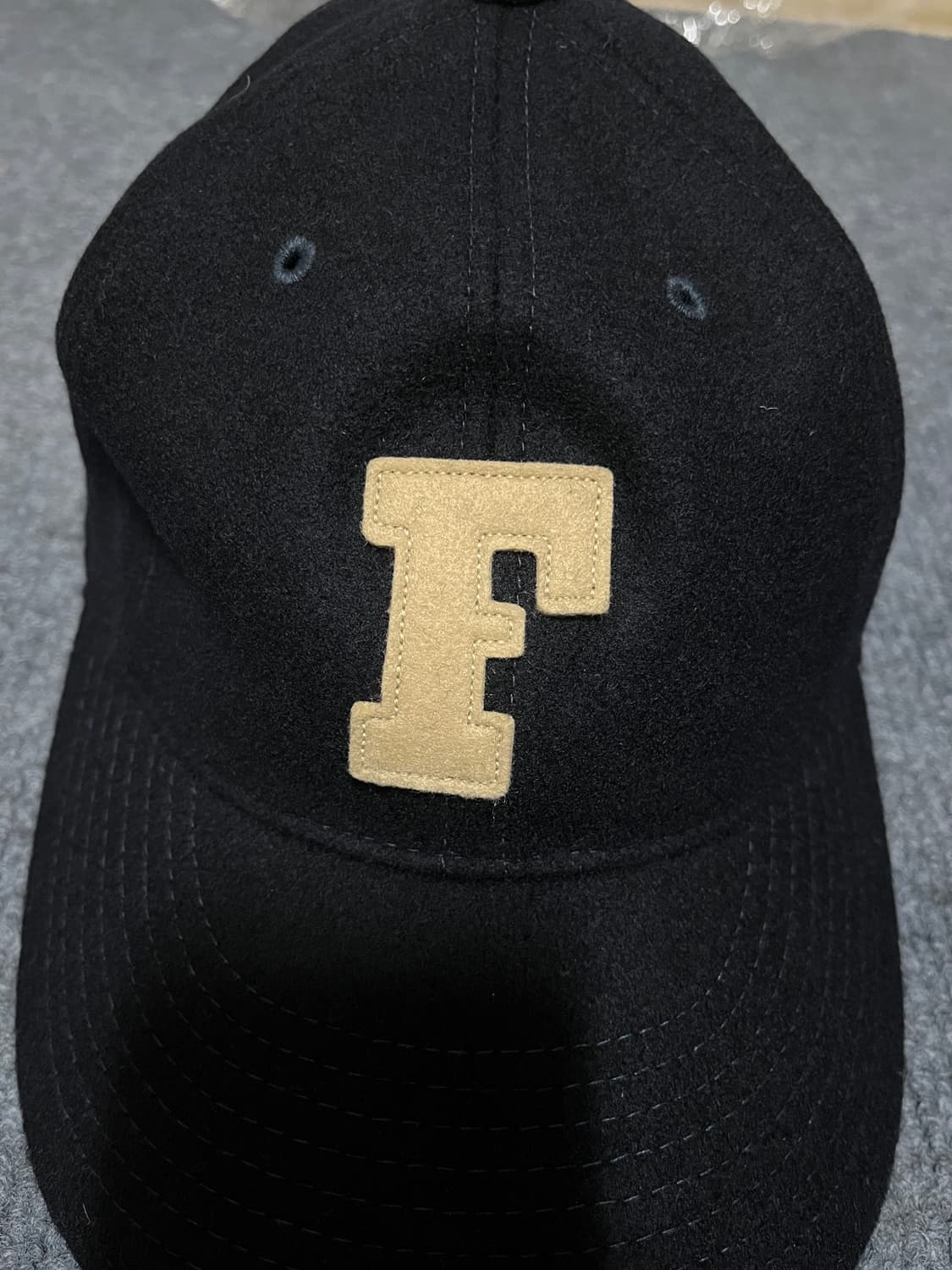 [새제품] 풀카운트 울 플란넬 F 패치 볼캡 상품이미지7