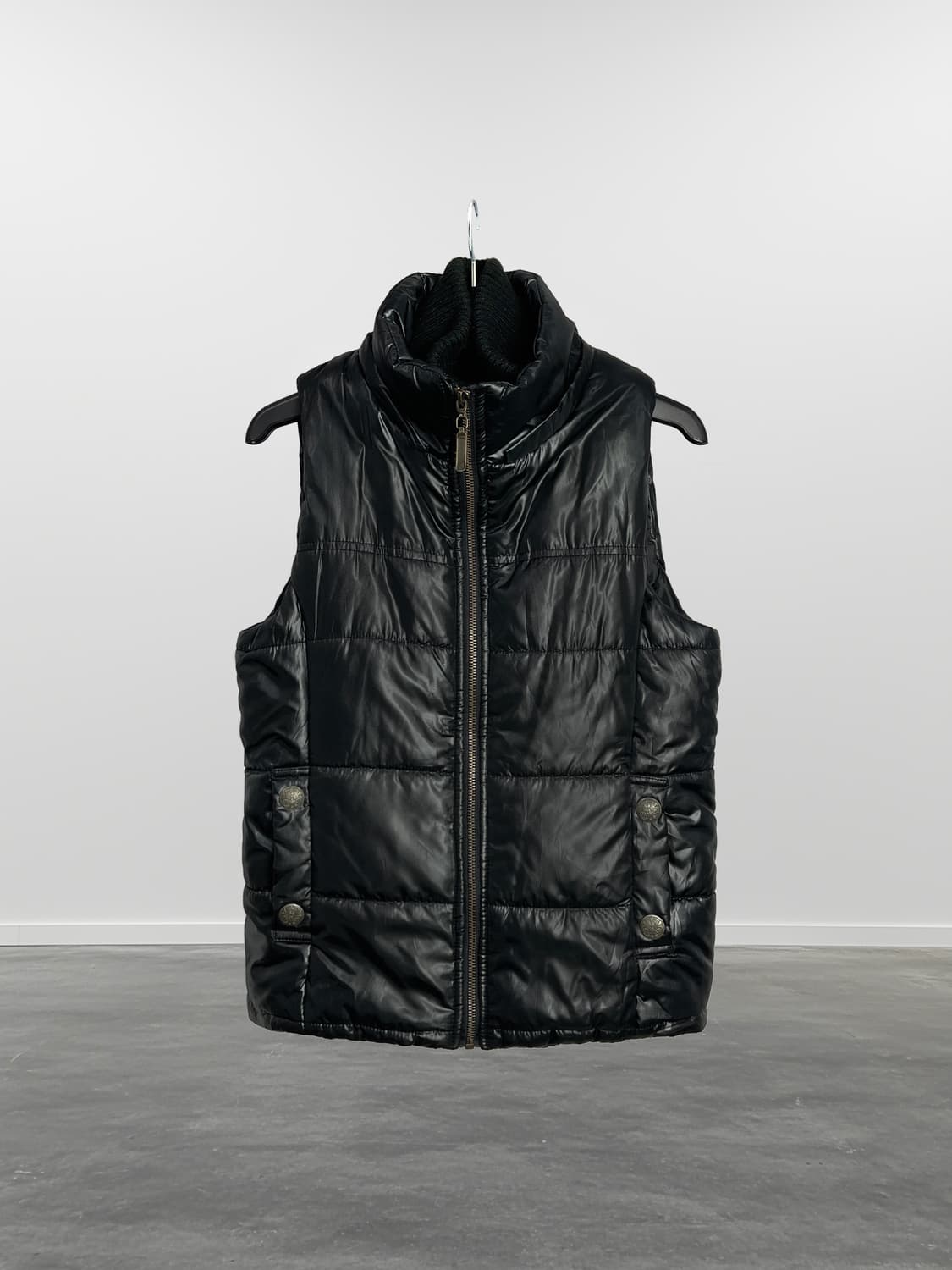 빈티지 레이어드 패딩 베스트  상품이미지1