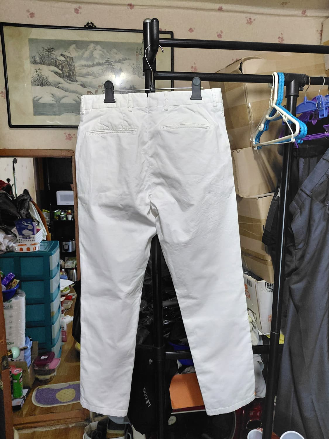 [수트서플라이]손드리오 화이트 치노팬츠 32사이즈 상품이미지2