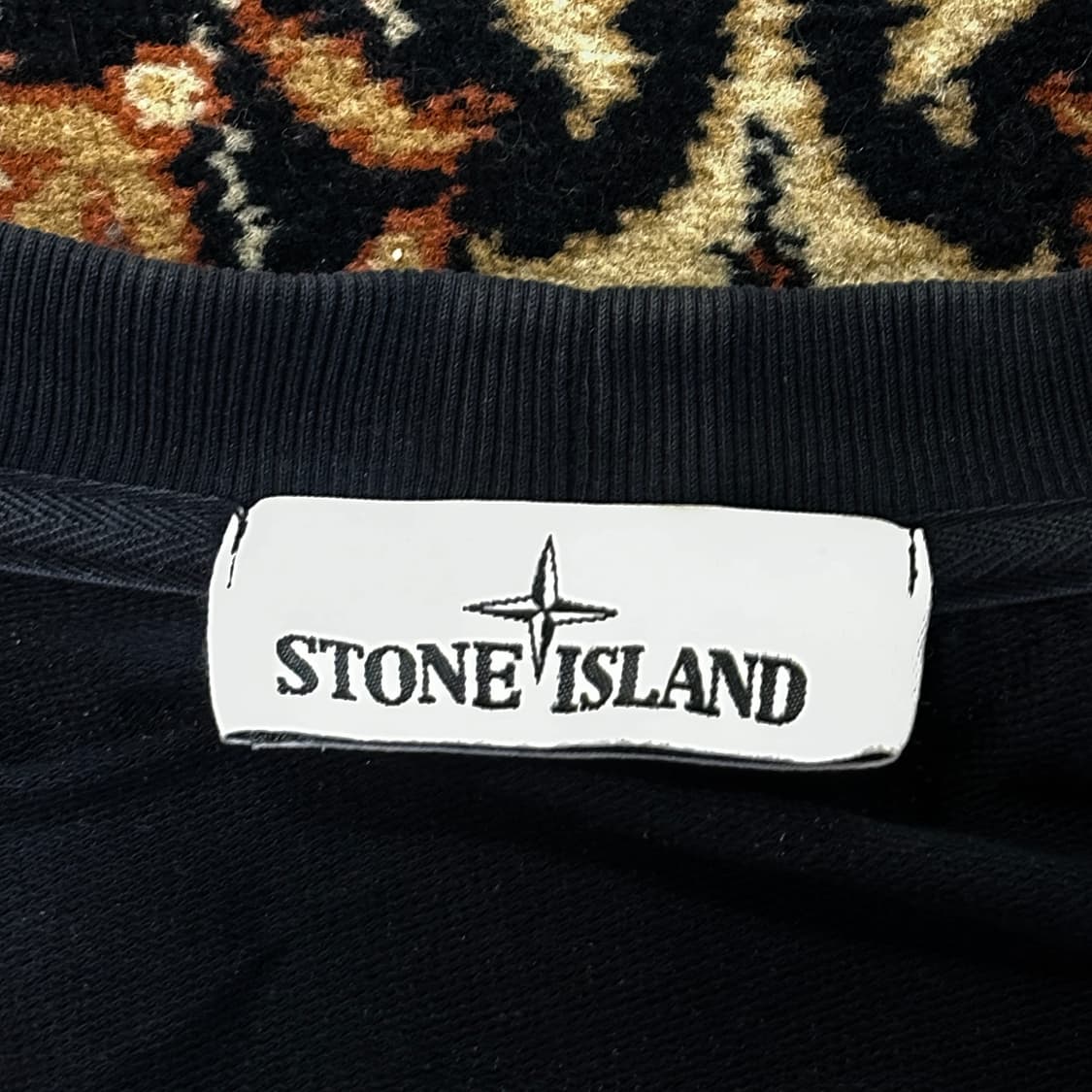 스톤아일랜드 크루넥 맨투맨 블랙 (XL) 105 상품이미지5