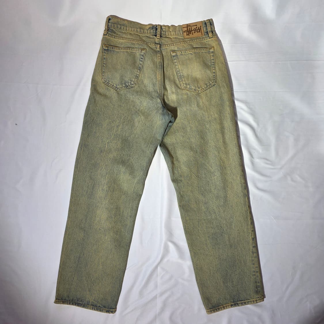 [30]스투시 데님 빅 올 진 진 워시드 비치 워시 상품이미지6