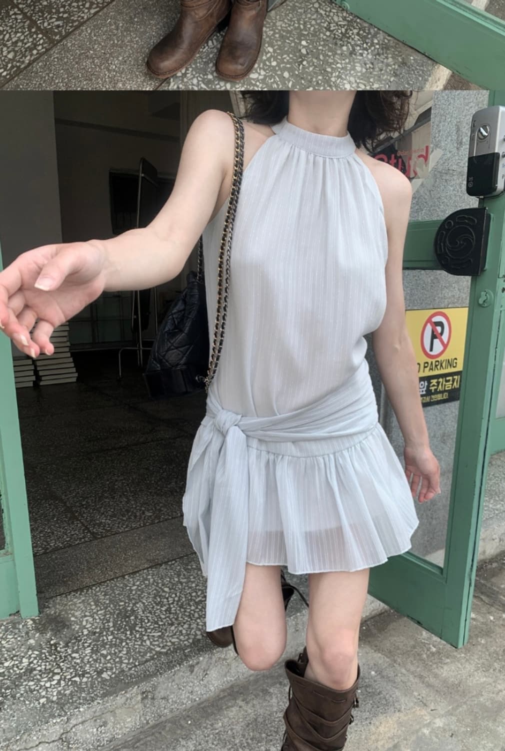 레이크무어 홀터 원피스 상품이미지1