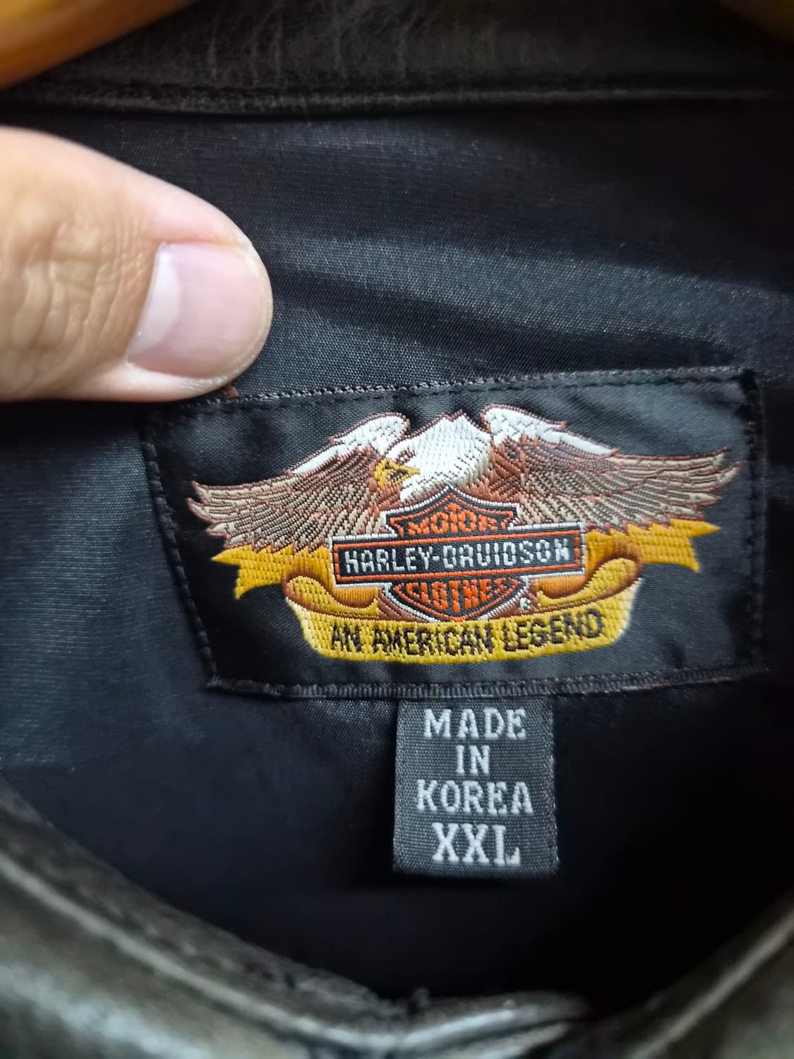XXL) 할리데이비슨 레더 셔츠 팝니다 상품이미지3