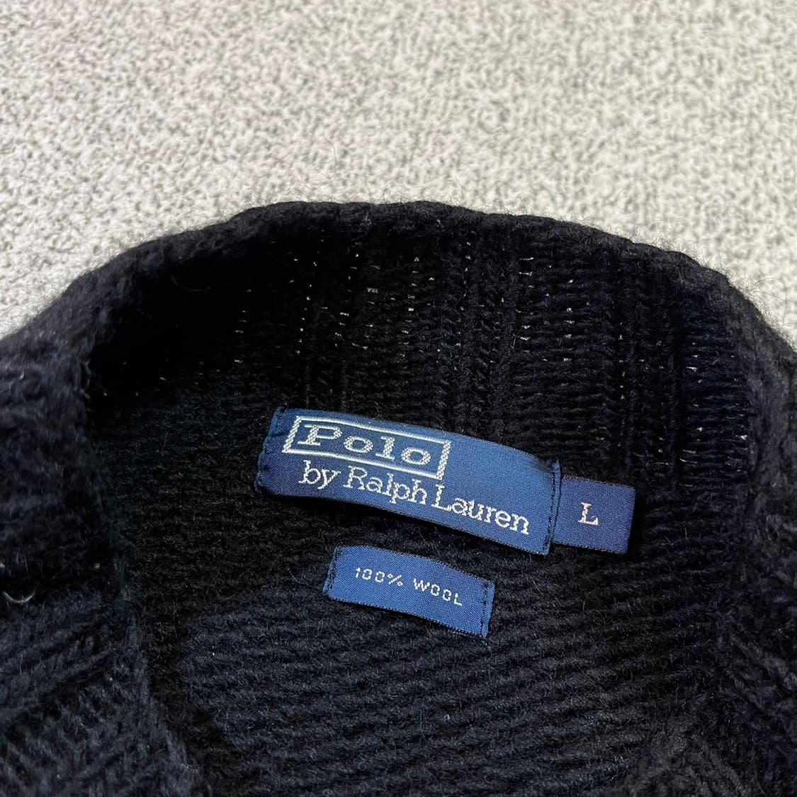 폴로 랄프로렌 울 니트집업 상품이미지3