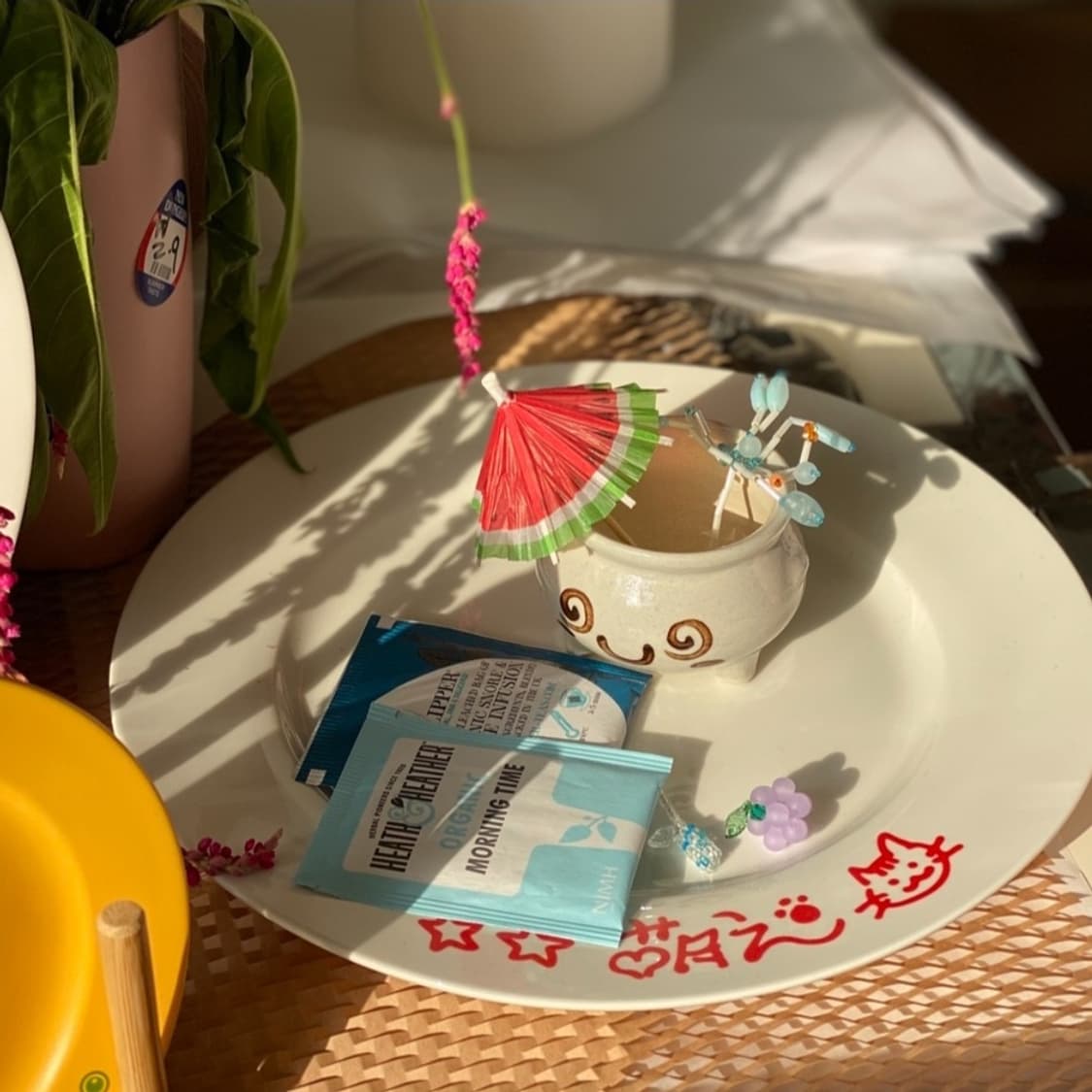 뉴던전 모에네코 오므라이스 접시 상품이미지1