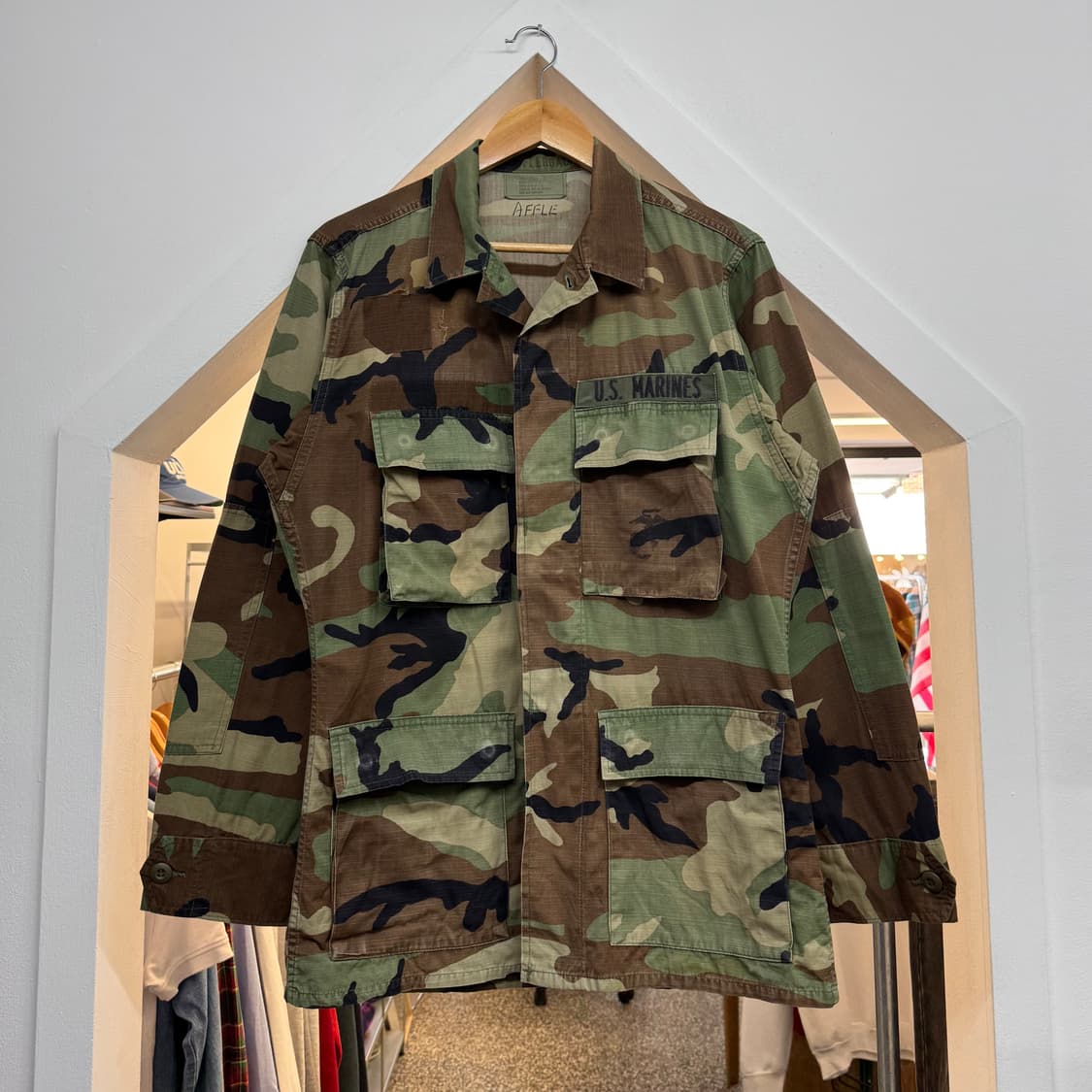 US Army 미 해병대 우드랜드 카모 셔츠 자켓 (S)   상품이미지1