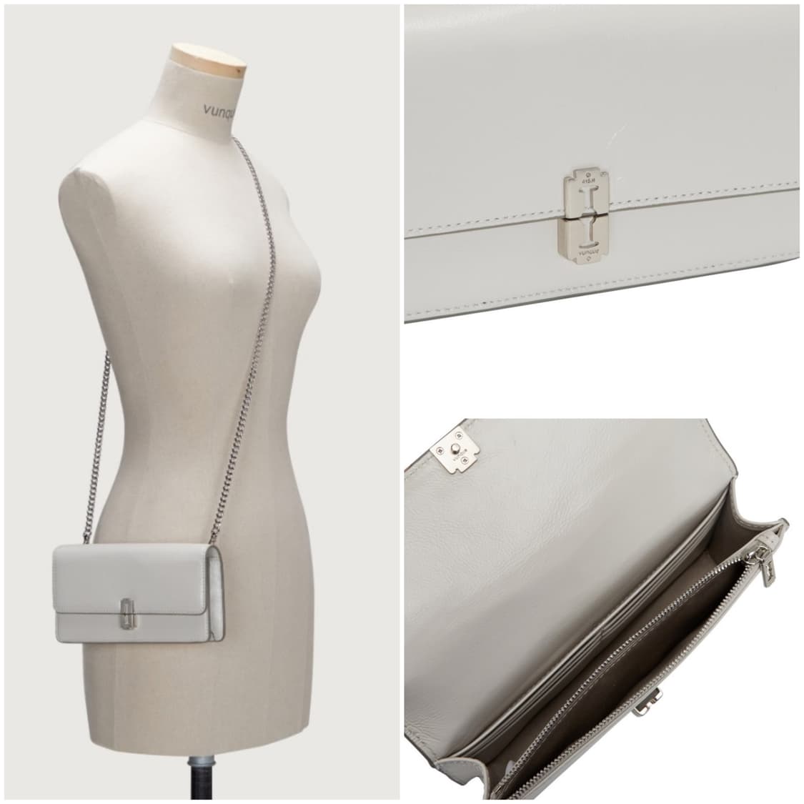 Vunque 분크 오캄 디롯트 미니 크로스백 라이트 베이지 가방 상품이미지2