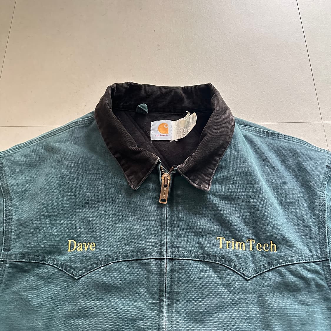 90s 칼하트 산타페 헌터 그린 J14HTG 워크자켓 (2XL) 상품이미지2