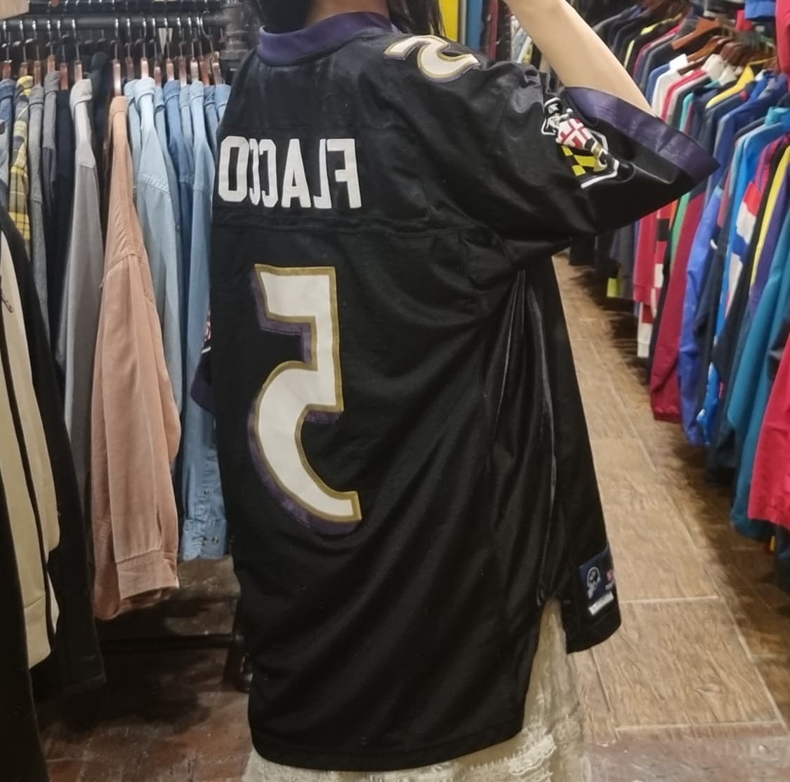 [Hi] NFL 풋볼져지 반팔티 블랙 상품이미지5