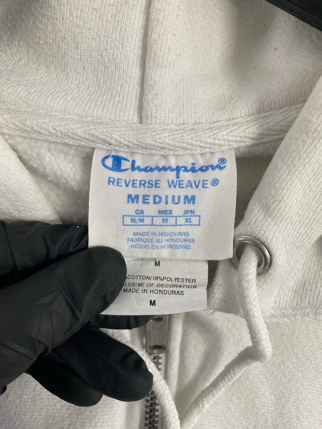 챔피온 리버스 위브 풀 집 후디 C로고  M 상품이미지5