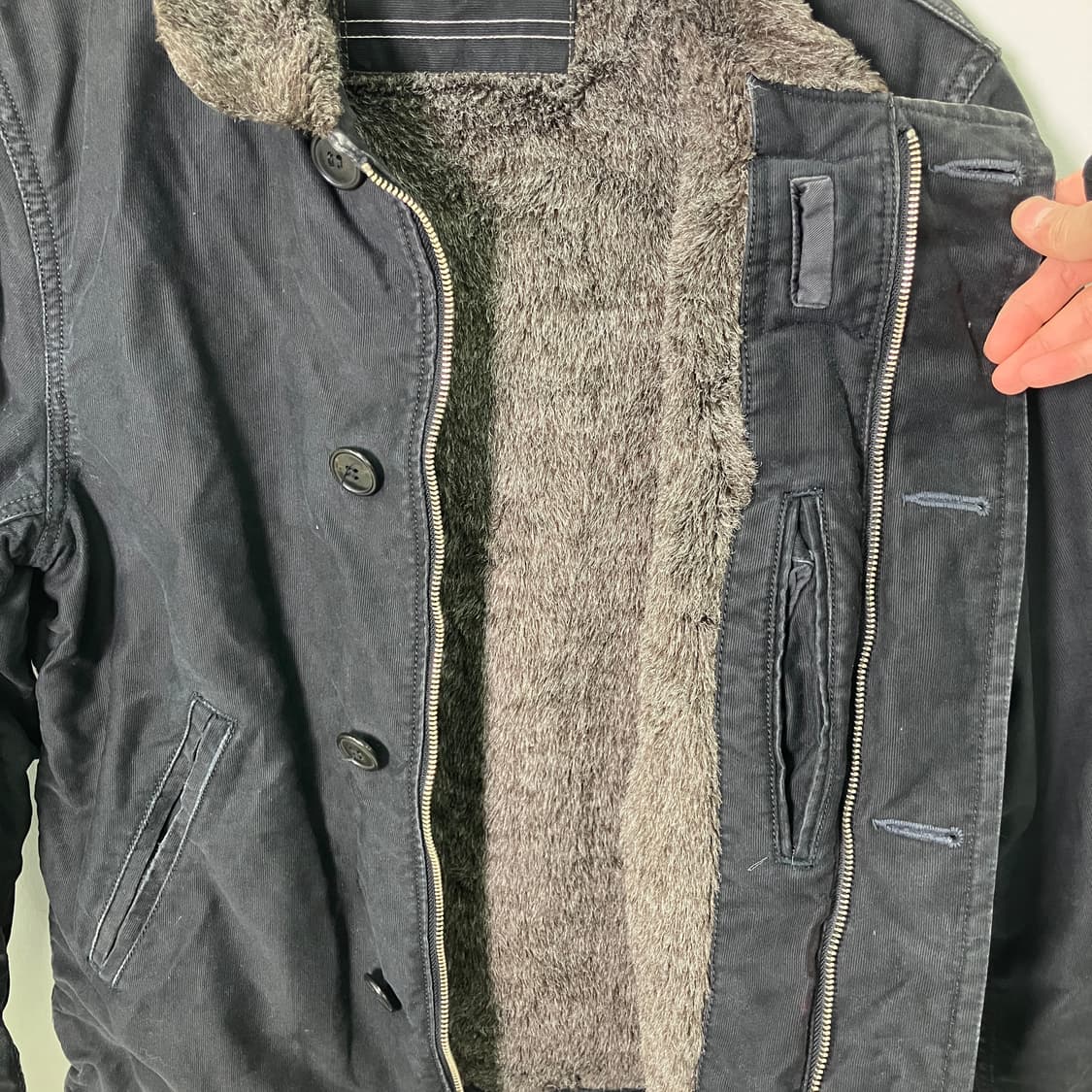 블루블루재팬 코튼 덱 자켓 M 상품이미지6