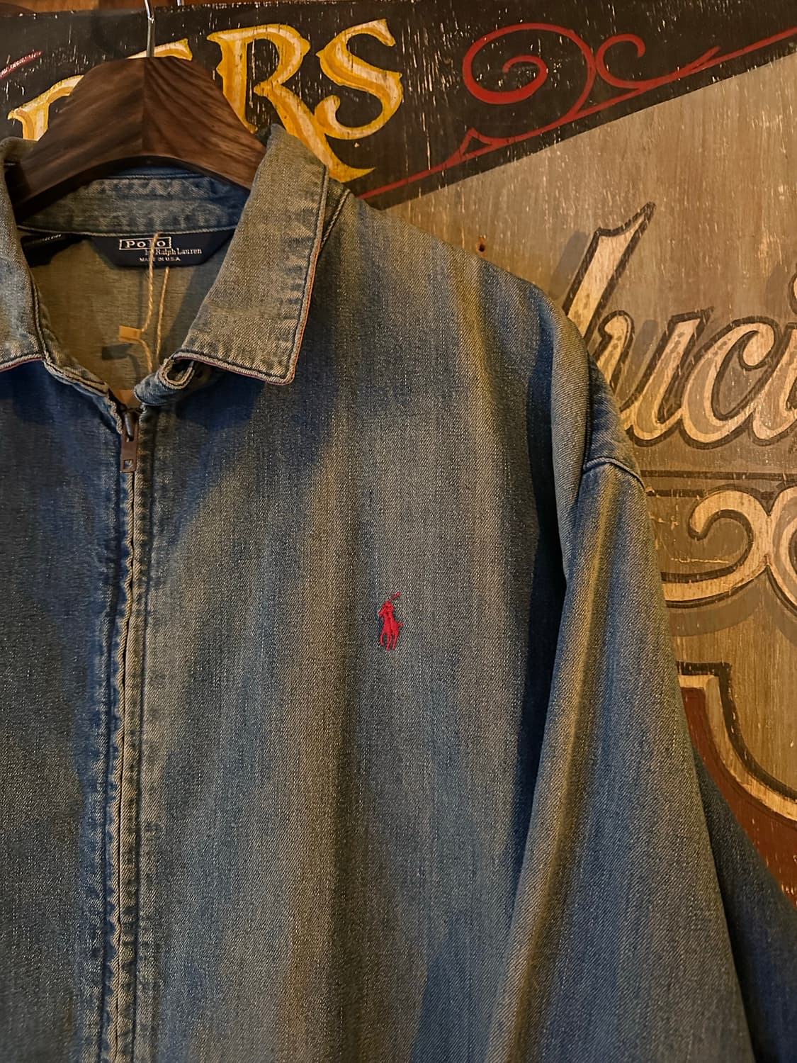 80s USA Polo Ralph Lauren Denim Jacket 상품이미지6