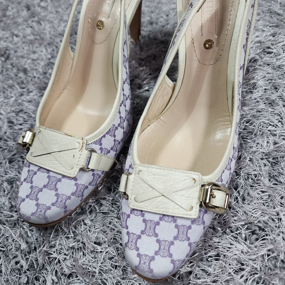 셀린느 슬링백 샌들 구두 36.5 상품이미지3