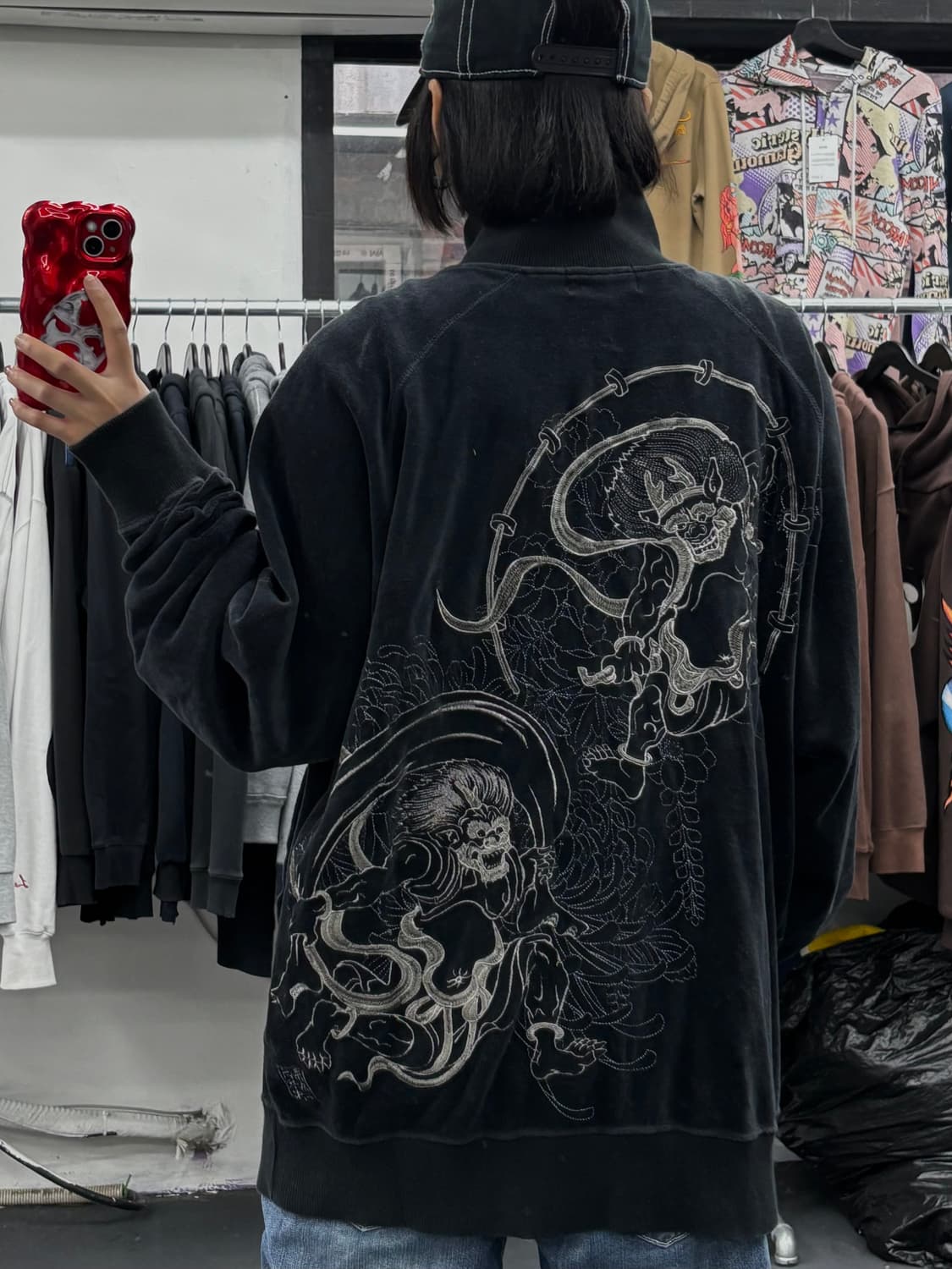 카라쿠리 타마시 오리엔탈 벨벳 자켓 상품이미지1