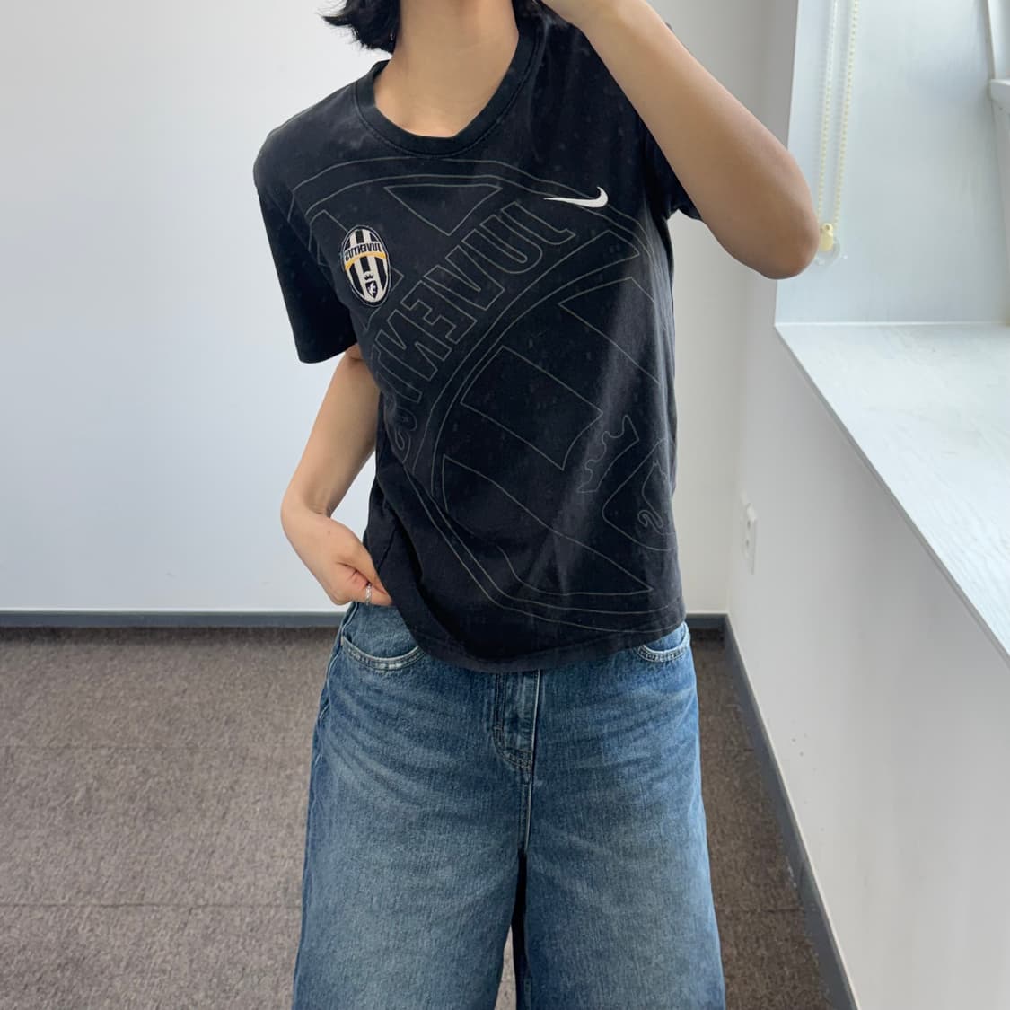 Nike 나이키 유벤투스 빅 로고 블랙 반팔  상품이미지2