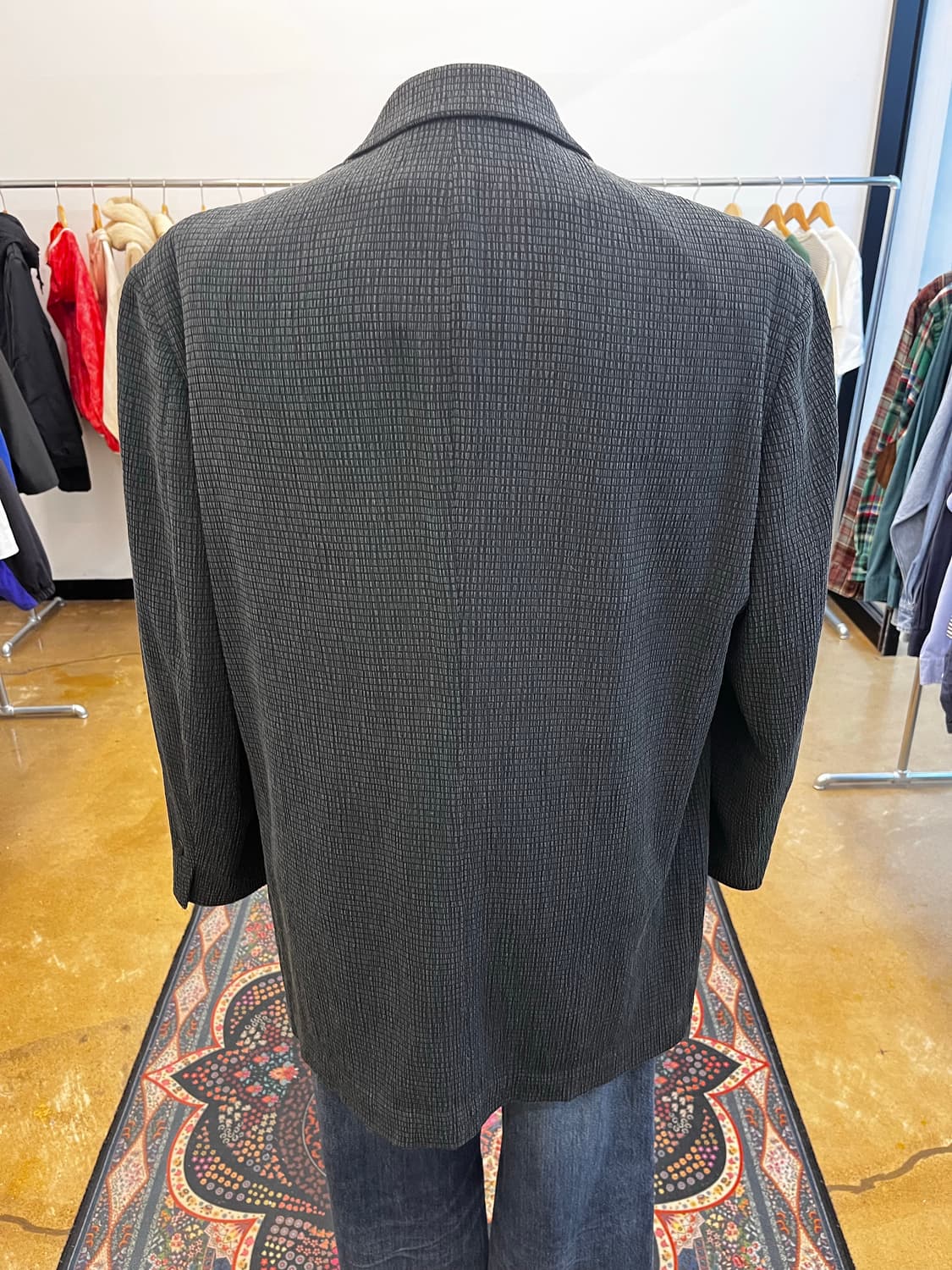 랑방 오버 숄더 싱글 테일러드 자켓 상품이미지4