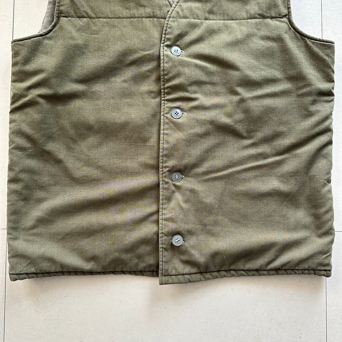 70-80s 프랑스 veb watana 헤비 온스 워크 베스트 조끼 XL 상품이미지3