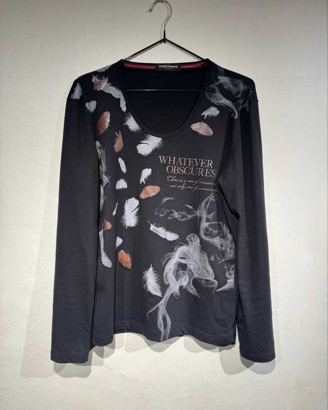 “HIDEAWAYS“ 00s Feather Design Long Slee 상품이미지4