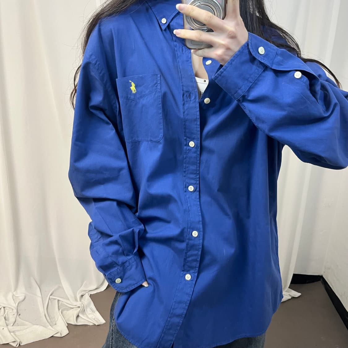 Polo Ralph Lauren blue shirt 상품이미지3