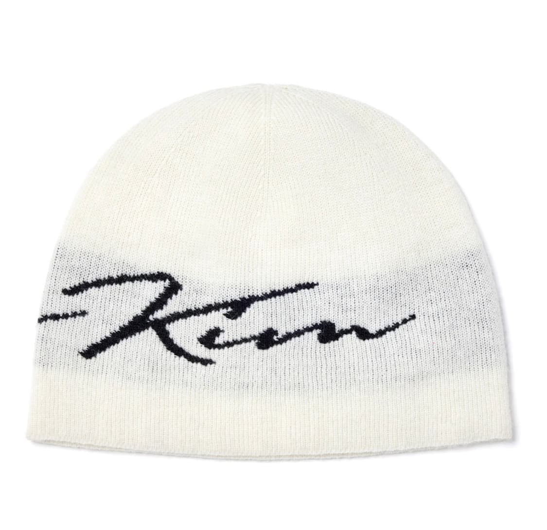 마뗑킴 로고 스크립트 비니 아이보리 새상품 상품이미지3