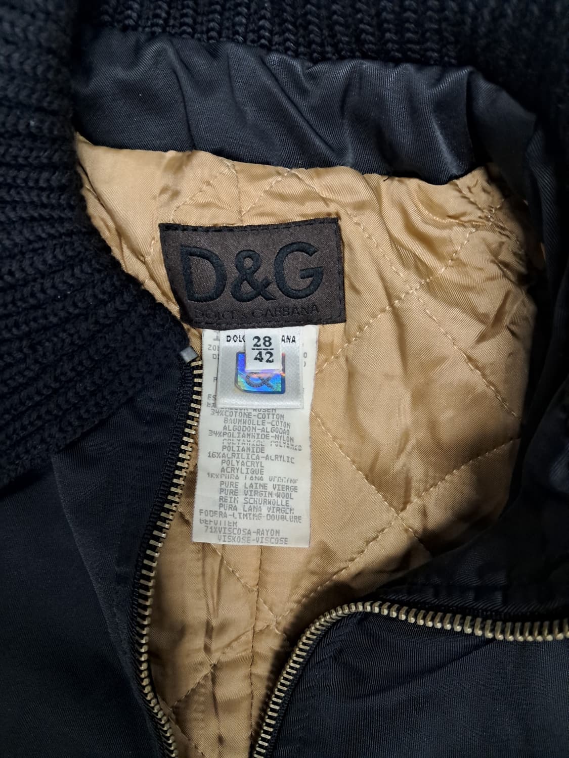 돌체앤가바나 나일론 니트하프자켓 상품이미지2