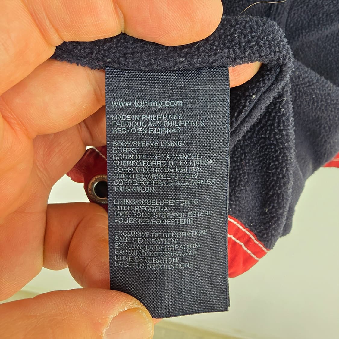 타미힐피거 Tommy Hilfiger 올드스쿨 H로고 자켓 M 상품이미지7