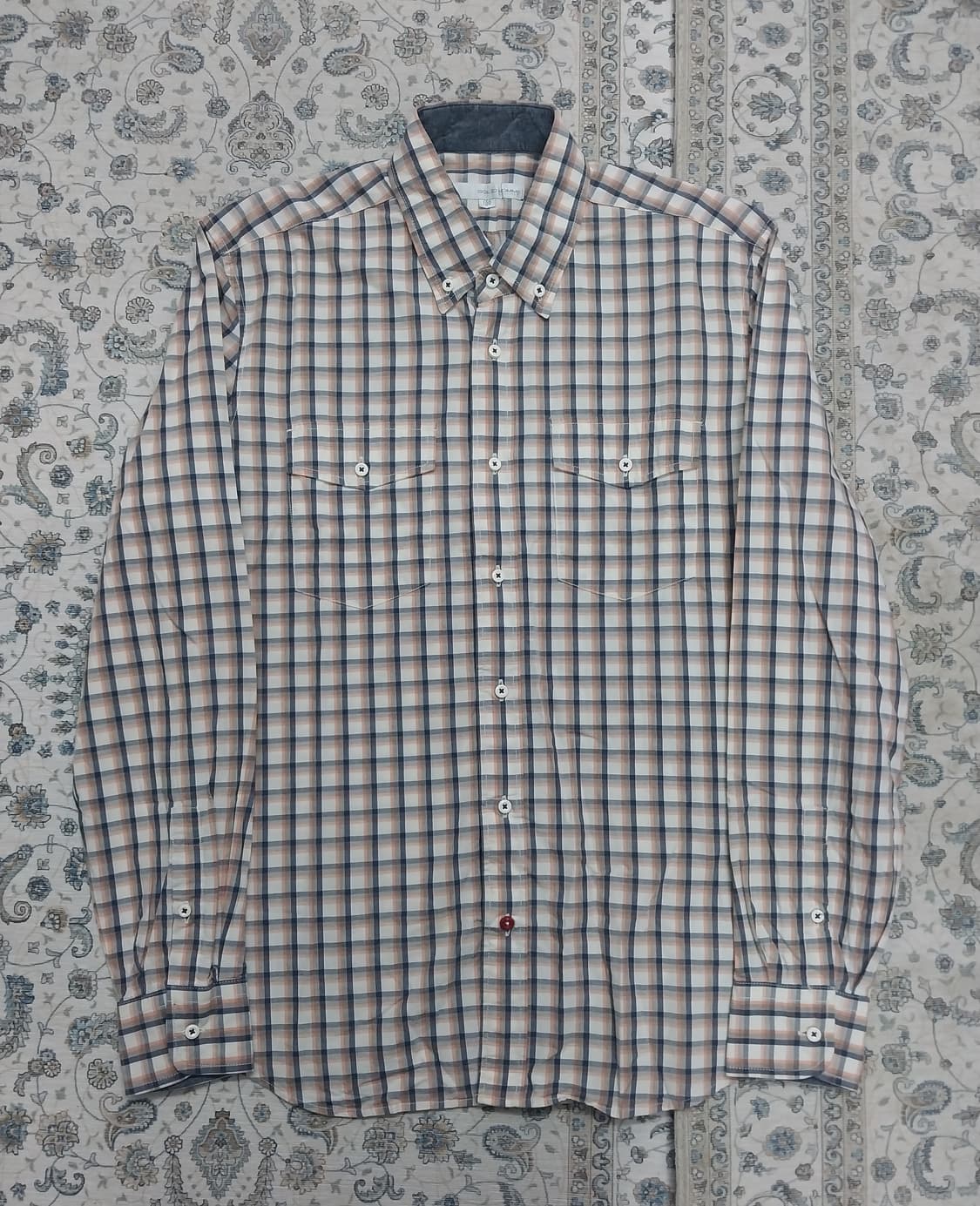 솔리드옴므 우영미 체크 긴팔 셔츠 100 상품이미지1