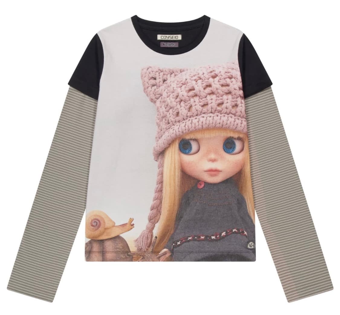 코이세이오x브라이스돌 콜라보 롱슬리브 상품이미지1