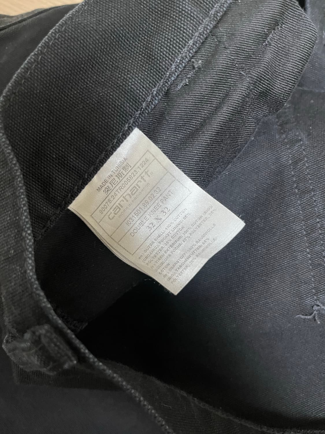 칼하트 더블니 BLK 32*32 상품이미지4