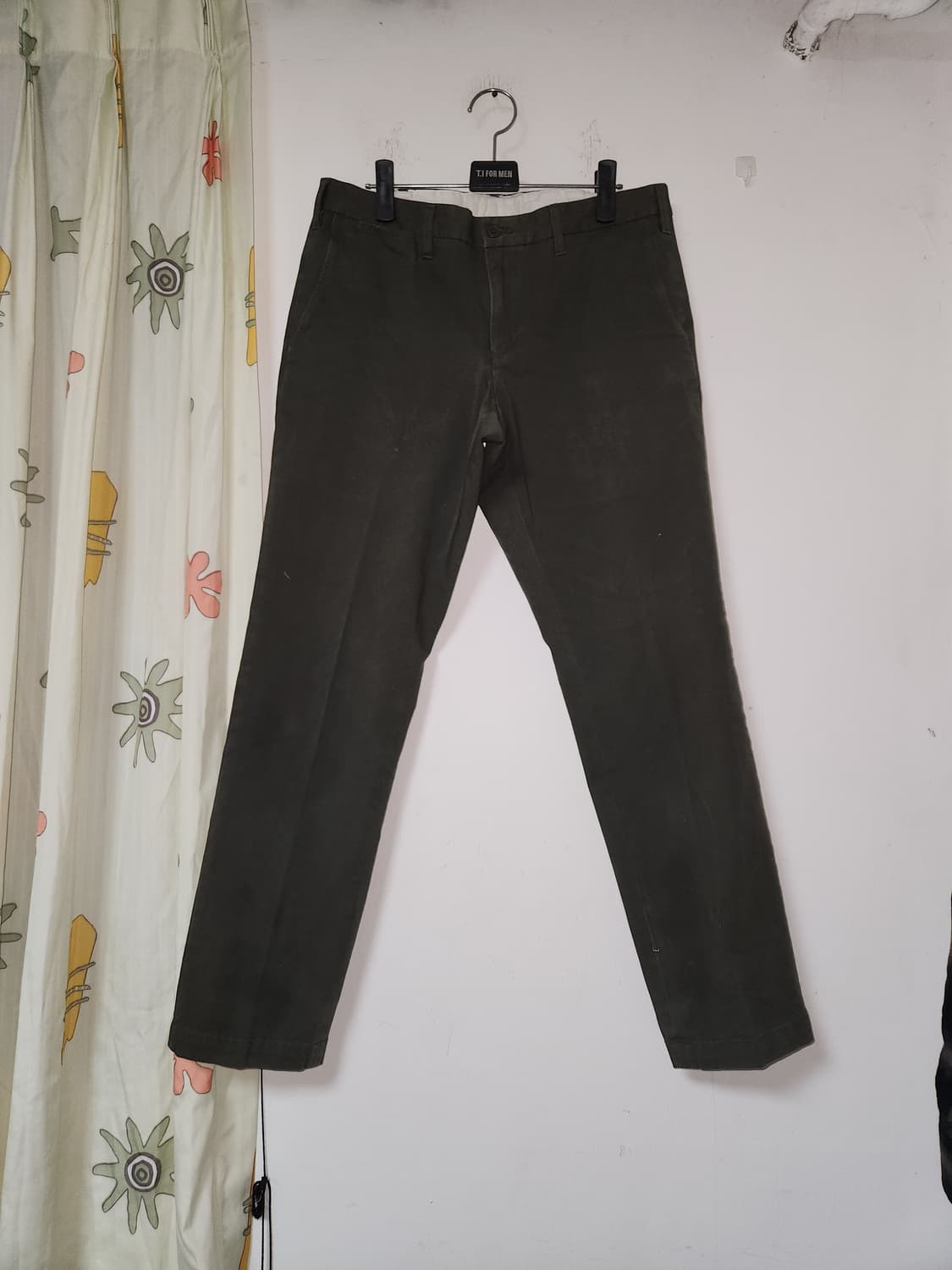 무인양품 남성 면바지 카키색 82(32) 상품이미지1