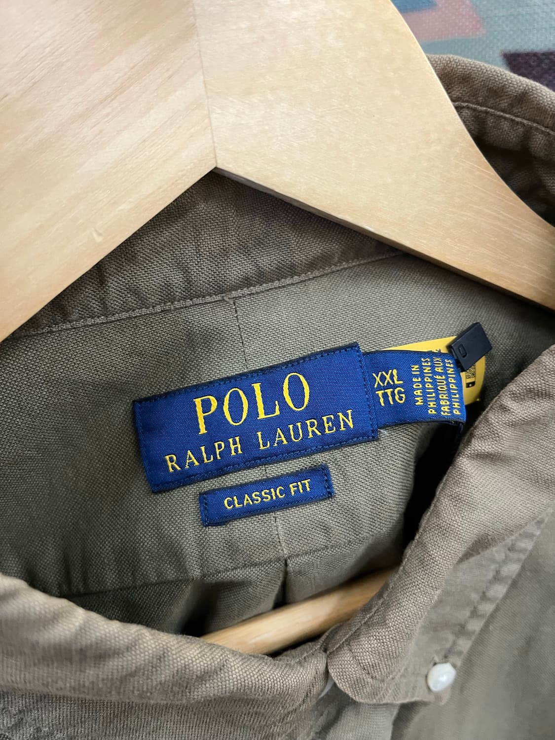 폴로 랄프로렌 셔츠 카키 #csz807 상품이미지4