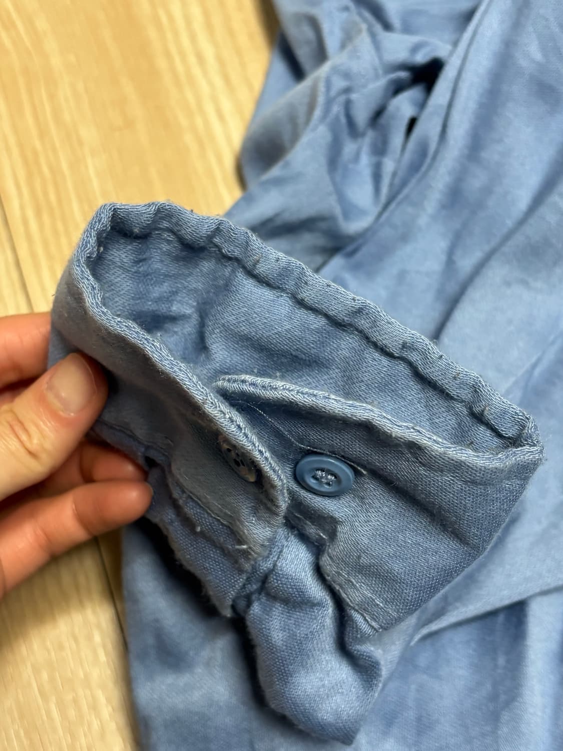 칼하트 코튼 셔츠 블루 상품이미지5