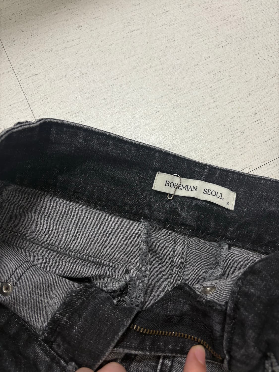 보헤미안서울 미니스커트 청치마 상품이미지1