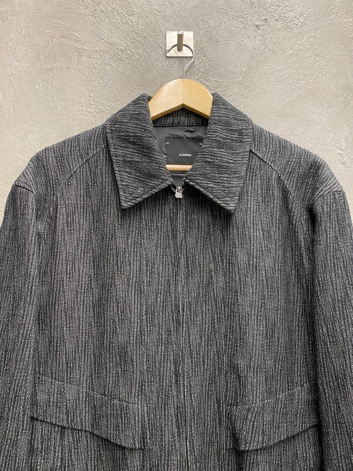 [L-XL] ILCORSO 일꼬르소 투웨이 집업 블루종 자켓 상품이미지2