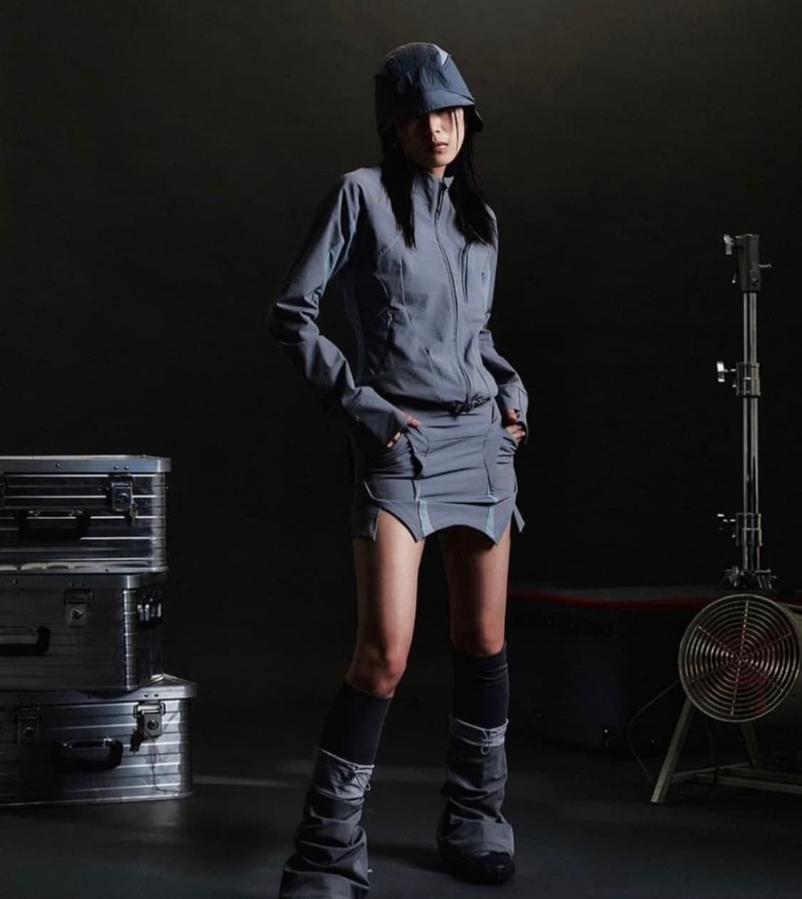 디퍼런즈이즈오케이 테크니컬 스커트 상품이미지2