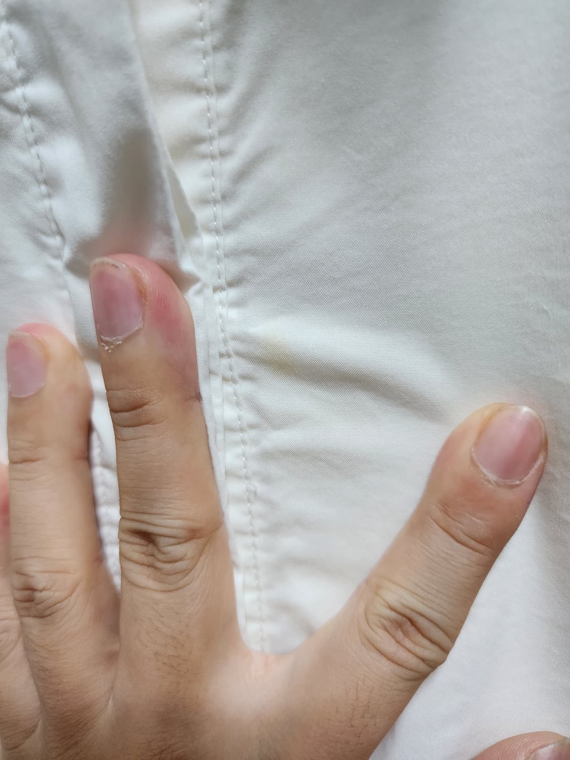 톰그레이하운드 오버핏 화이트 셔츠 상품이미지4