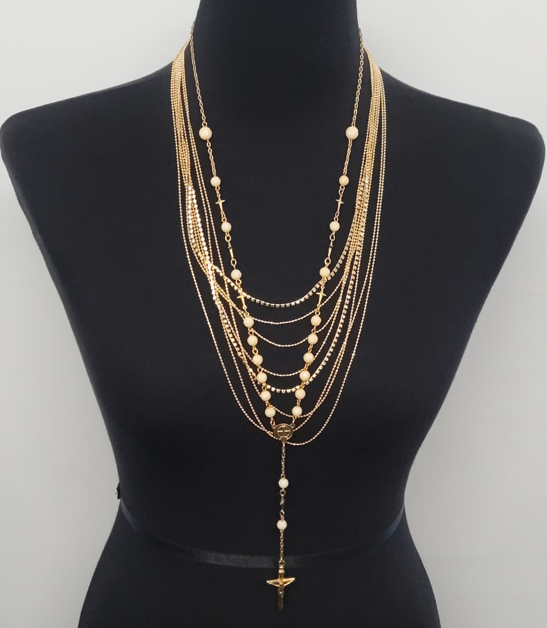 rosario cross necklace set 상품이미지7