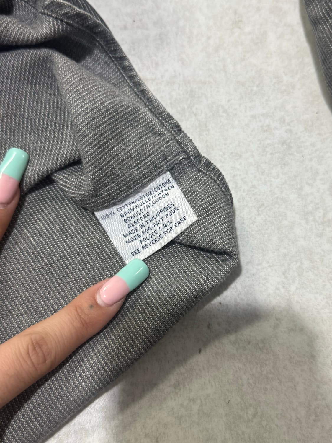 90s 폴로 랄프로렌  코듀로이 셔츠 상품이미지3