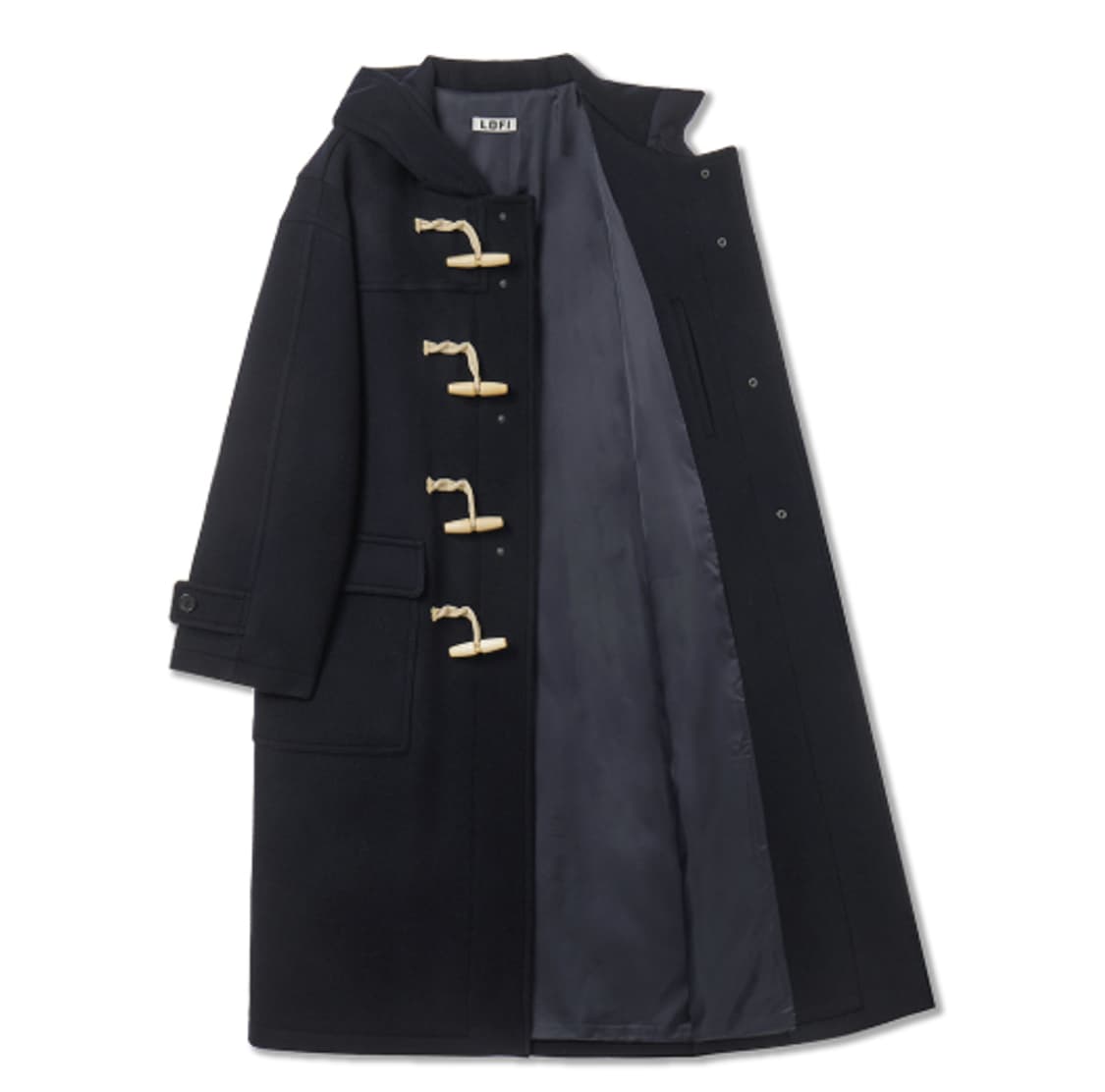 [xl]로파이 오버핏 스테디 더플자켓 상품이미지2