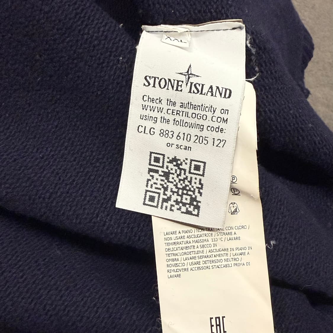 [정품/XXL] 스톤아일랜드 와펜 크루넥 니트 스웨터 상품이미지6