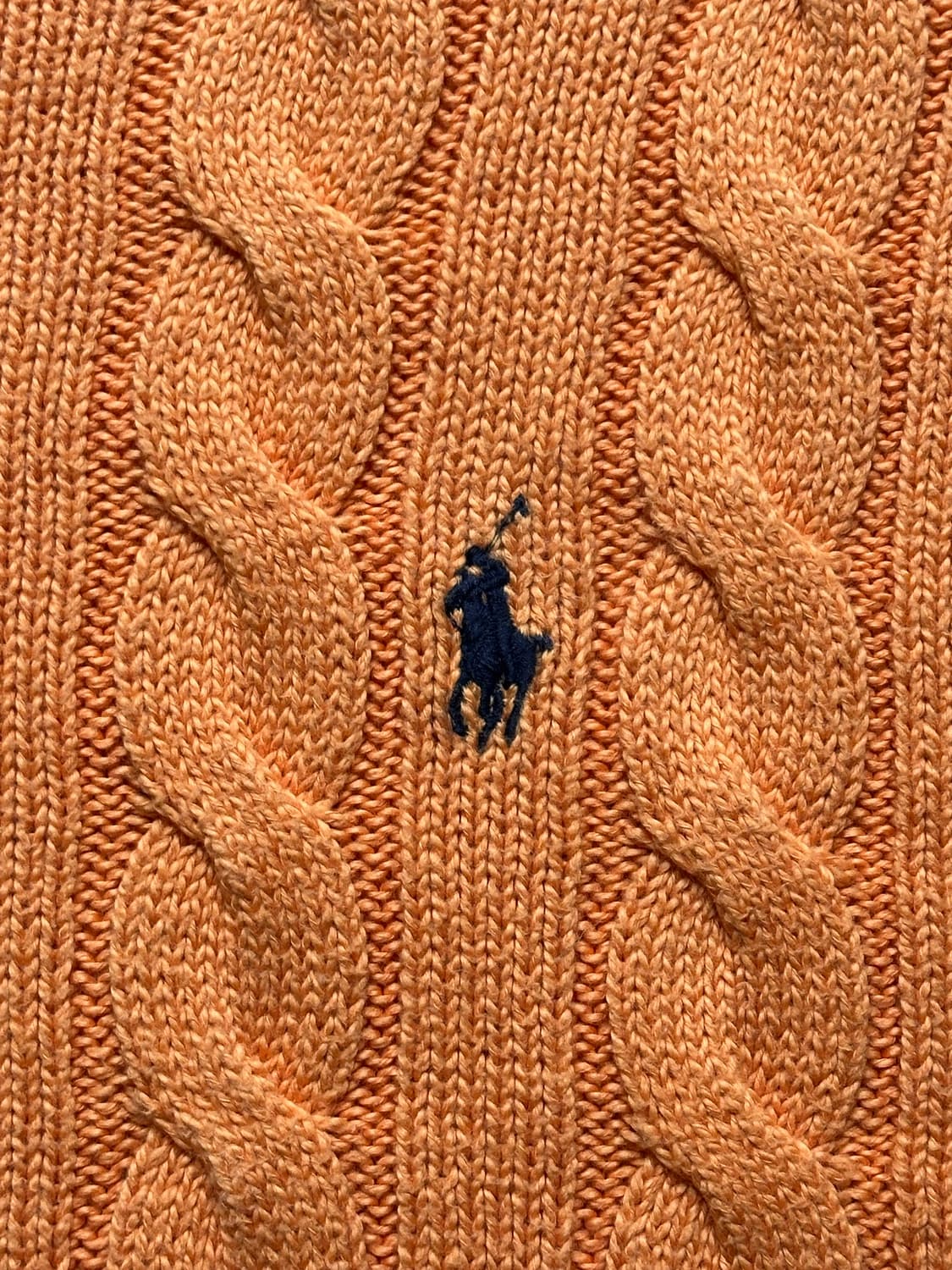 폴로 랄프로렌 오렌지 케이블 니트 L 상품이미지2