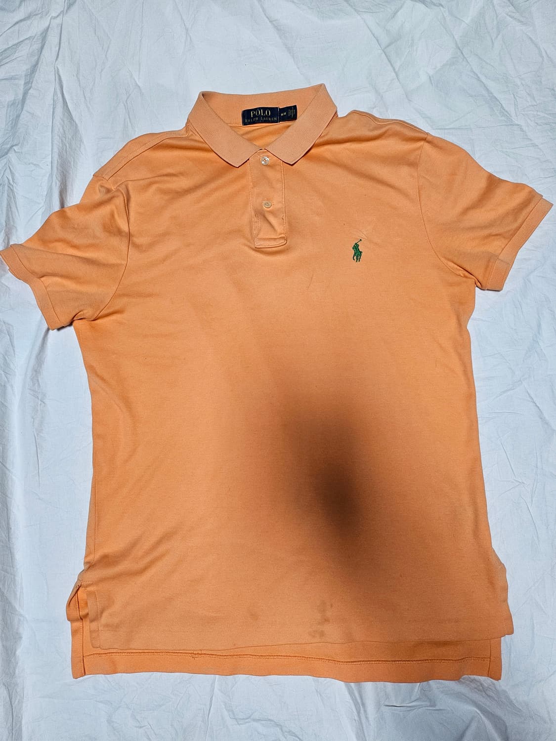 폴로랄프로렌 PK티 카라티 카라티셔츠 오렌지 쿨원단 M 상품이미지1