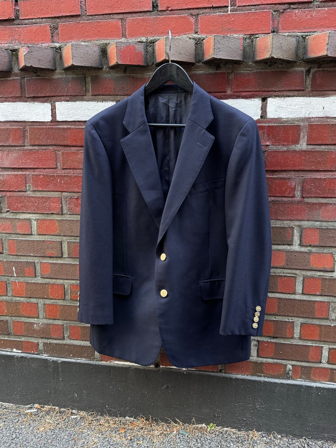 버버리 금장버튼 네이비 블레이저 자켓 상품이미지1